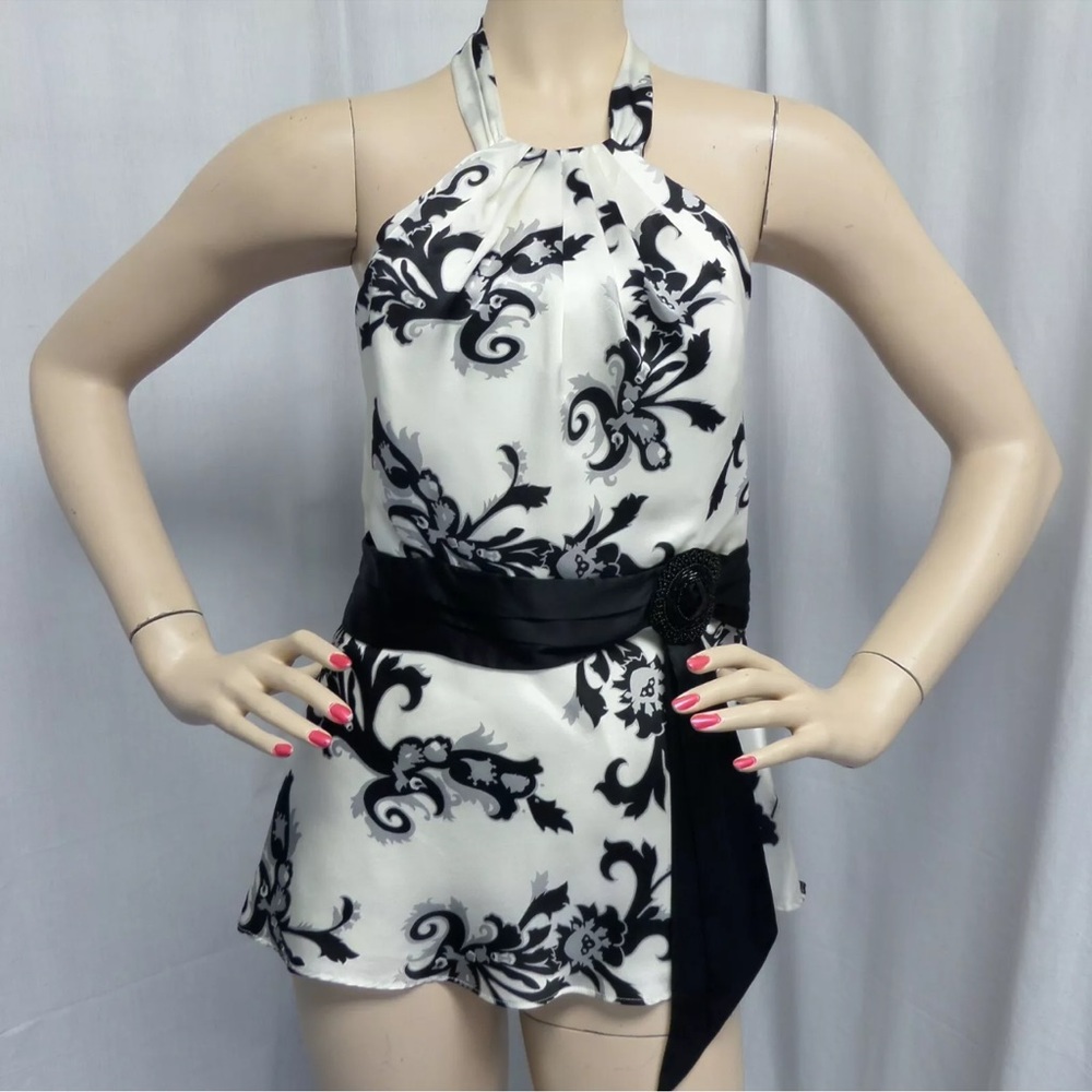 White House black market halter top